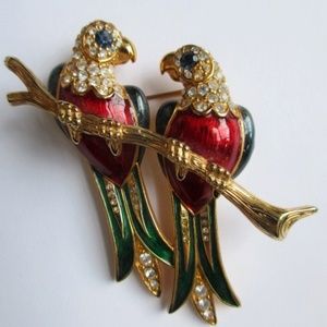 LP Parrot Brooch